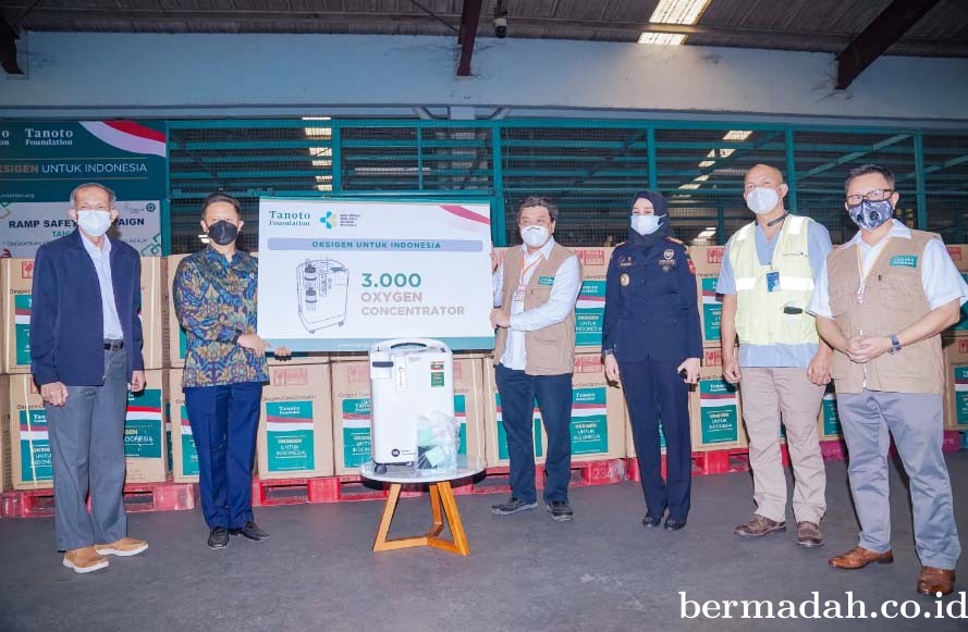 Tanoto Foundation Donasikan 3.000 Unit Oxygen Concentrator