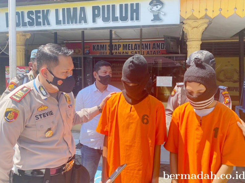 Komplotan Jambret Beraksi Di Pekanbaru, Dua Tertangkap Empat Pelaku DPO