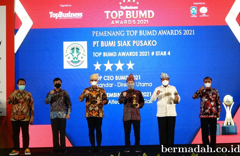 Jadi Lokomotif Ekonomi Daerah, PT BSP Raih Tiga Penghargaan Top BUMD Awards