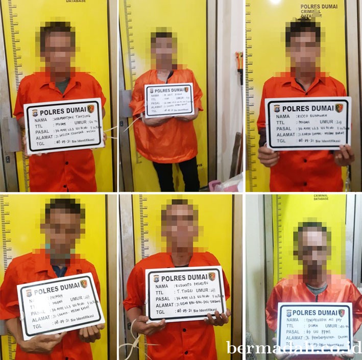 Tersangka Pengedar Uang Palsu Dibekuk Satreskrim Polres Dumai
