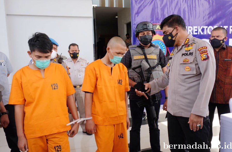 Dua Pelaku Curat Berhasil Dibekuk Tim Gabungan Polda Riau