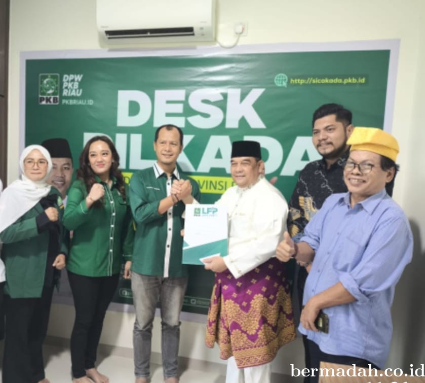 Serahkan Formulir Pertama, Edy Natar: Tidak Mustahil Saya Berkoalisi dengan Ketua PKB Riau