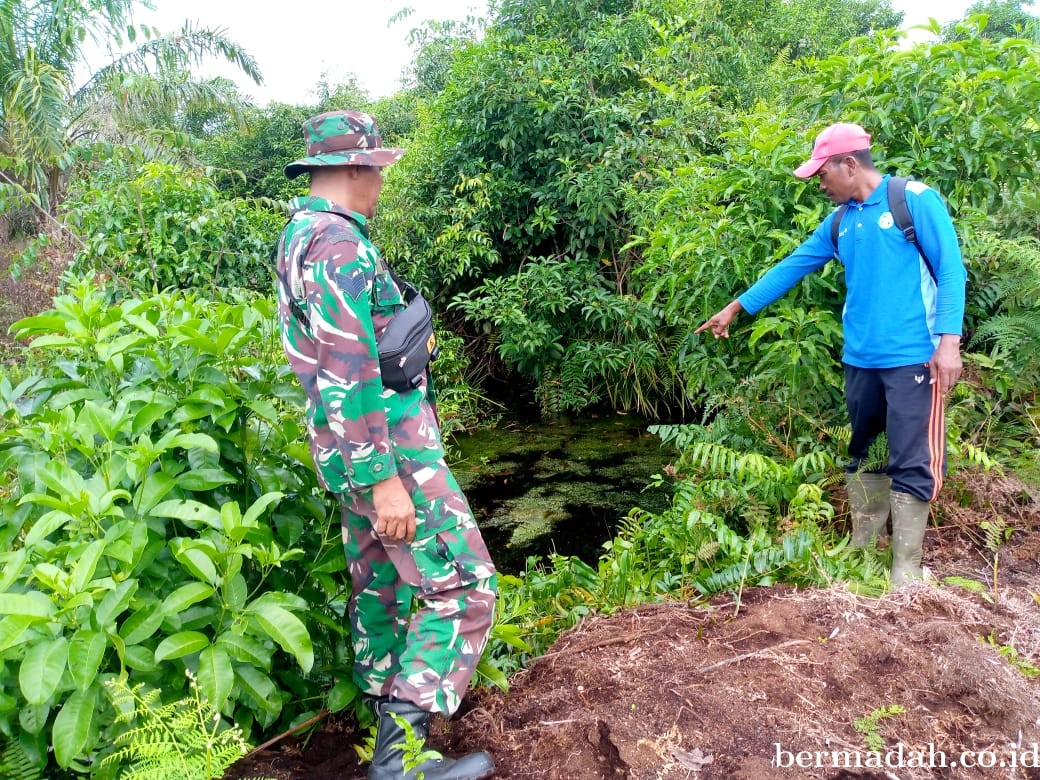 Penanggulangan Karhutla di Wilayah Koramil 02/Sungai Apit, Minggu 26 Mei