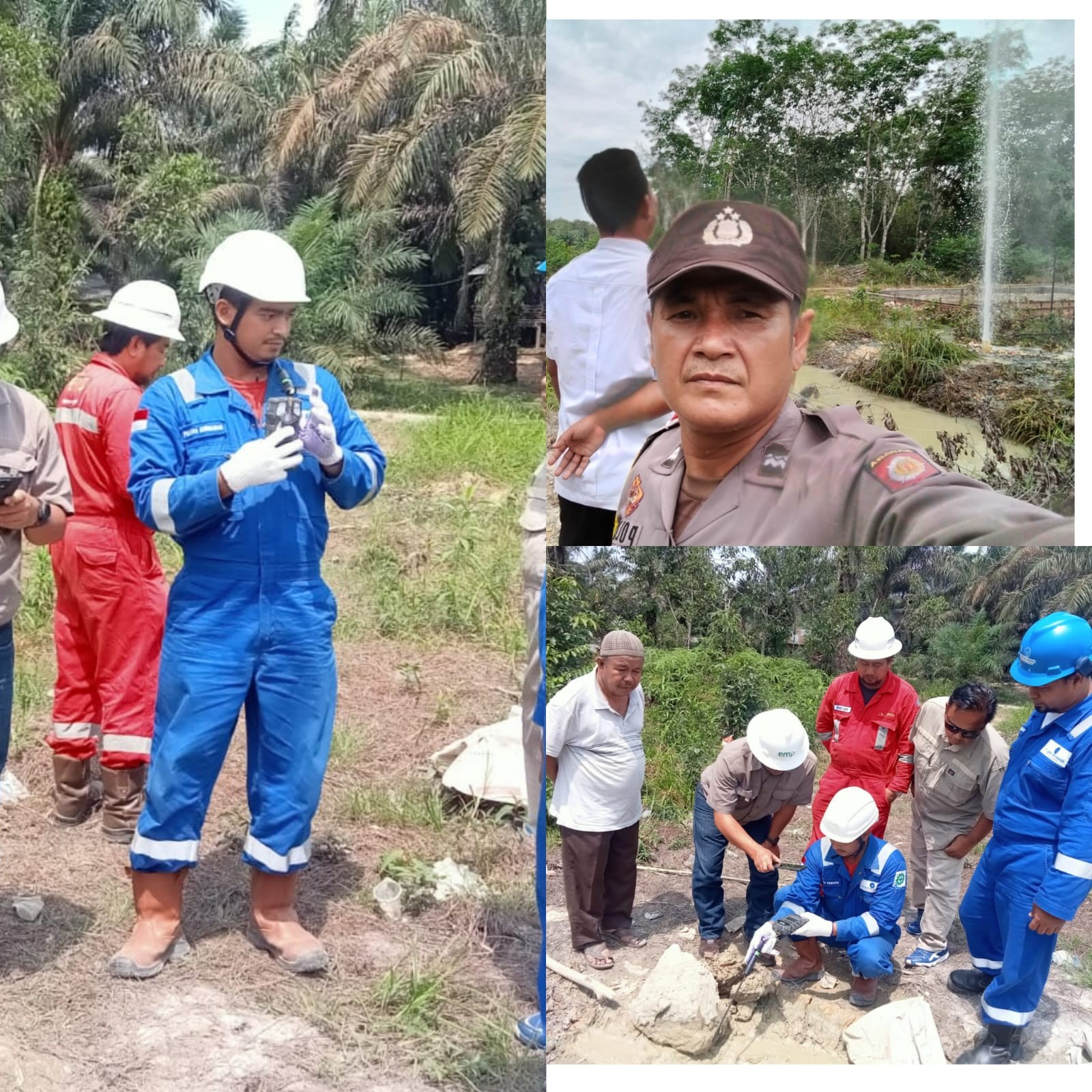 Semburan Air Tak Terduga Mengguncang Desa Tanjung Air Hitam