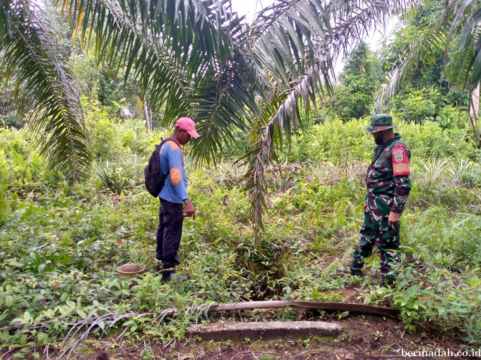 Penanggulangan Karhutla di Wilayah Koramil 02/Sungai Apit, Minggu 22 September