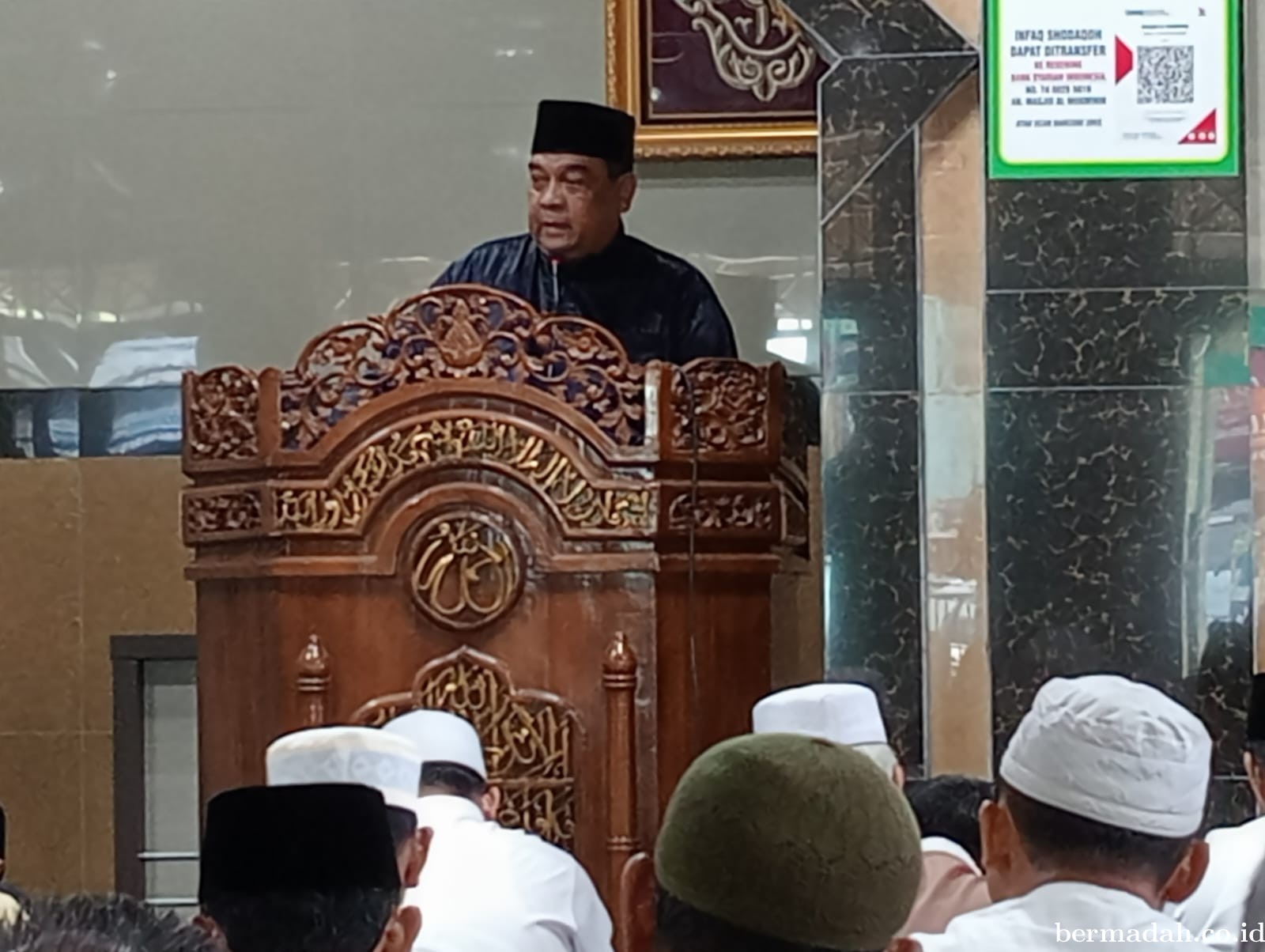 Edy Nasution Jadi Khatib Jumat di Masjid Al Mukminin