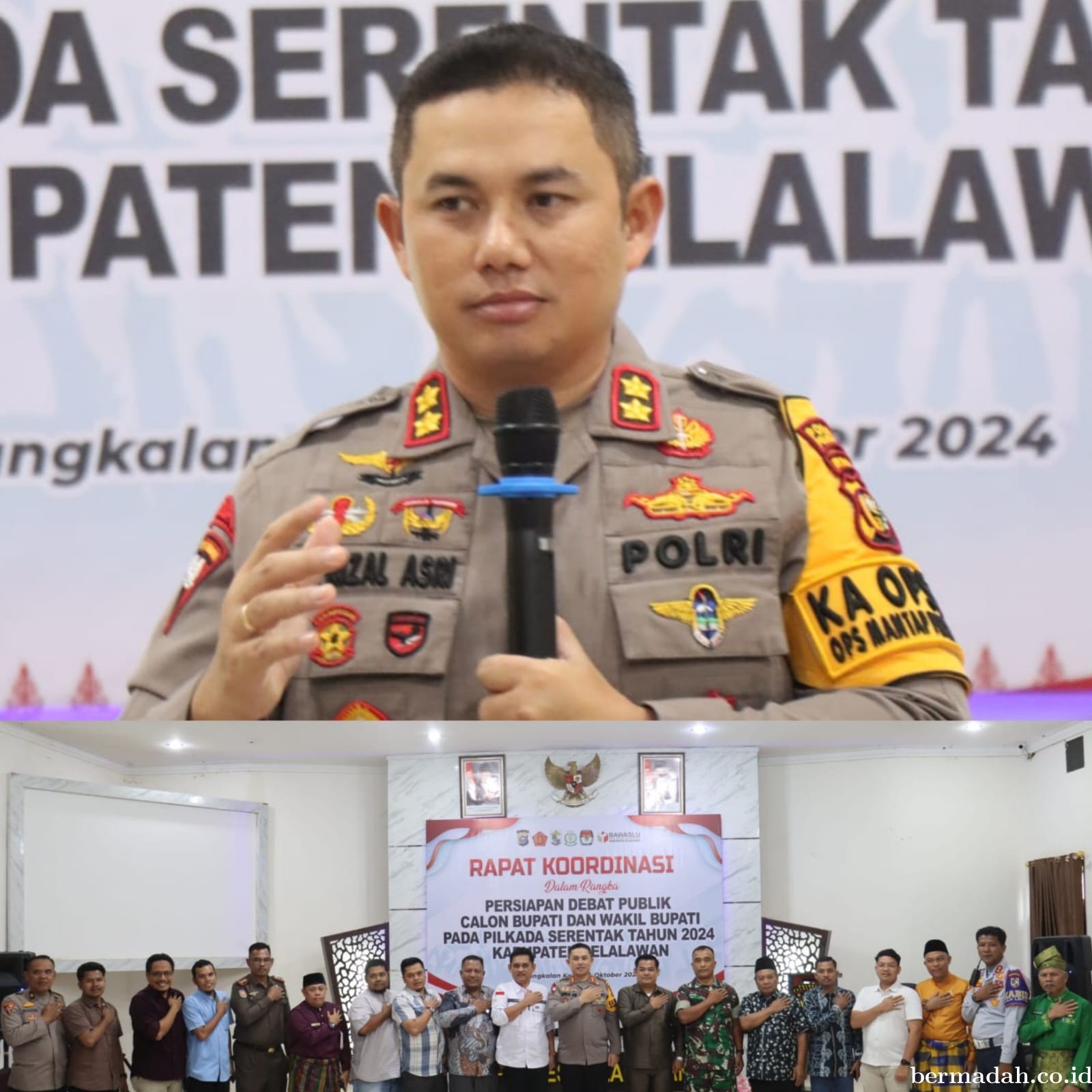 Debat Publik Bupati Pelalawan 2024, Polres Siapkan Pengamanan Ketat untuk Keamanan dan Ketertiban