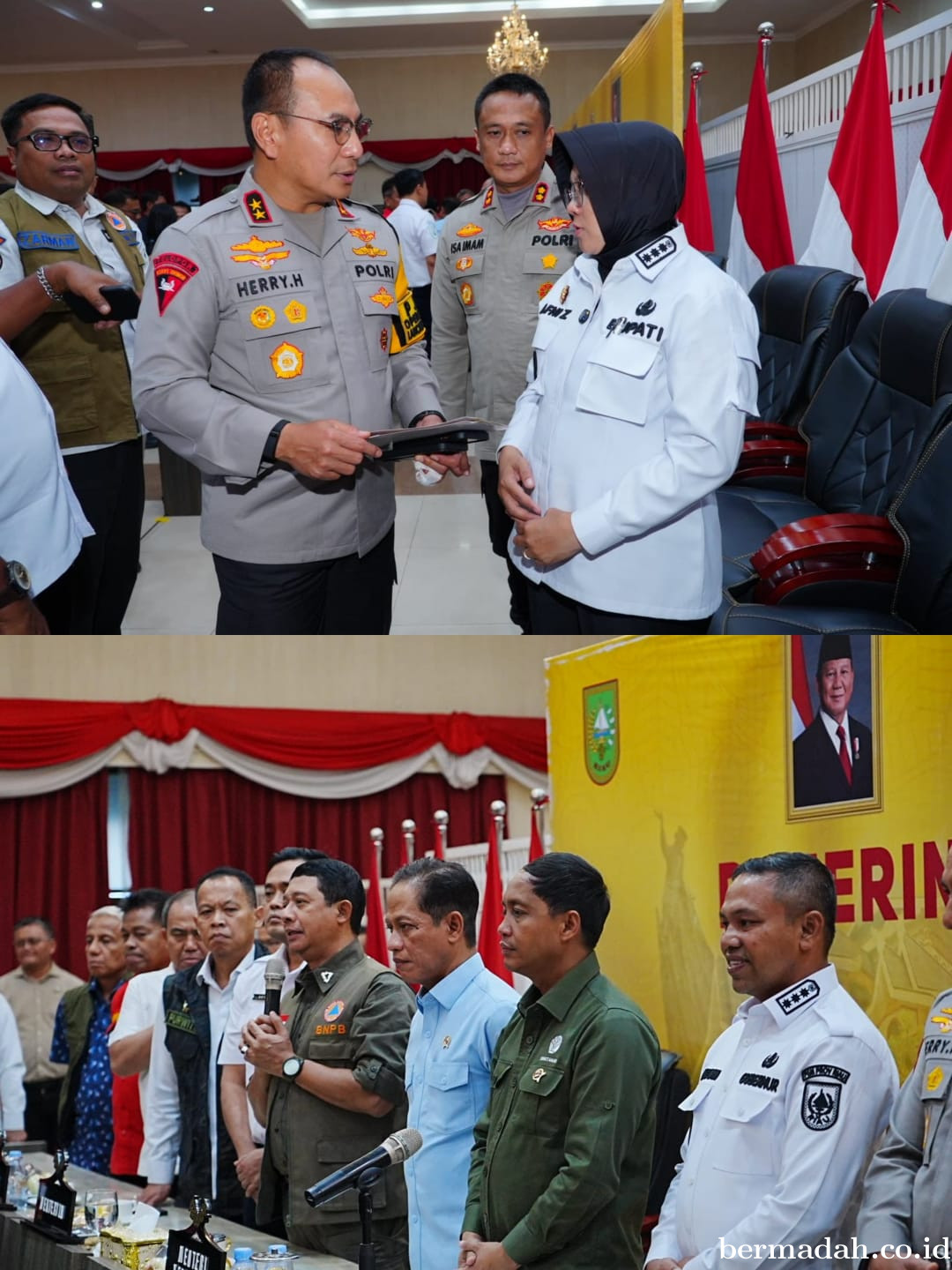 Hadir Rakor Karhutla Riau, Bupati Siak Siap Kerja Sama Semua Pihak