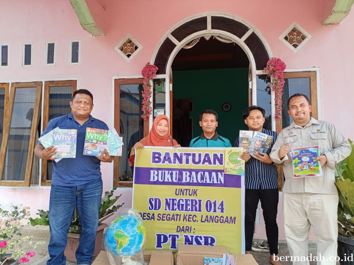 PT Nusantara Sentosa Raya Salurkan Bantuan Buku dan Perlengkapan Belajar untuk SDN 014 Segati