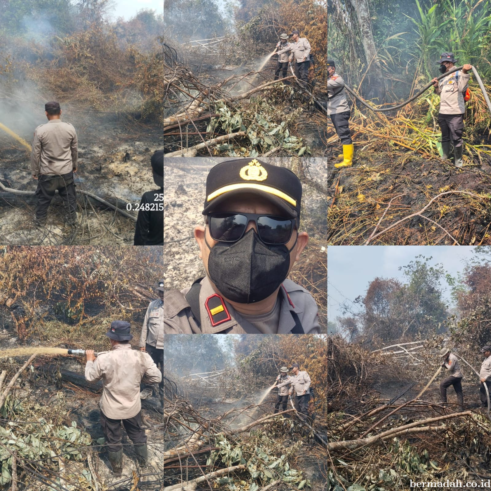 Pendinginan Karhutla Teluk Meranti: Api Terkendali, Kolaborasi Lintas Sektor Berhasil Redam Ancaman