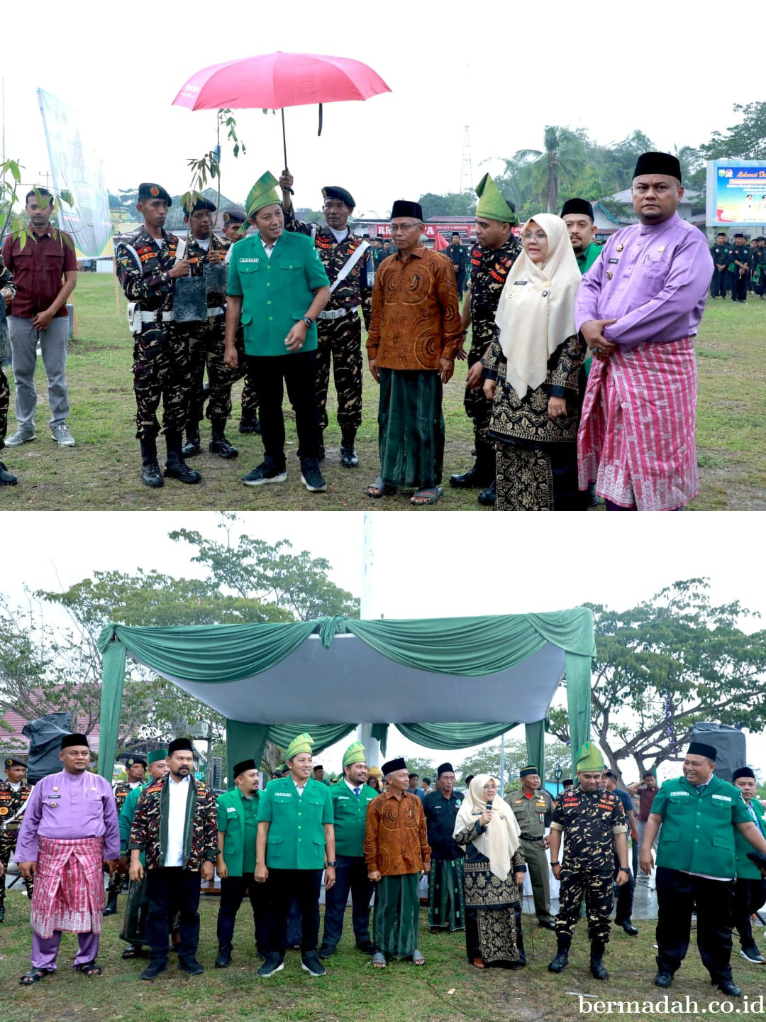 Bupati Siak Hadiri Apel Patriot Ketahanan Pangan 5.000 Kader GP Ansor se-Riau