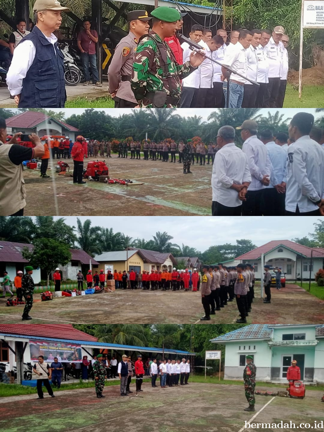 Apel Siaga Karhutla Kecamatan Sungai Apit 2025, Ini Harapan Camat Mukhtasar