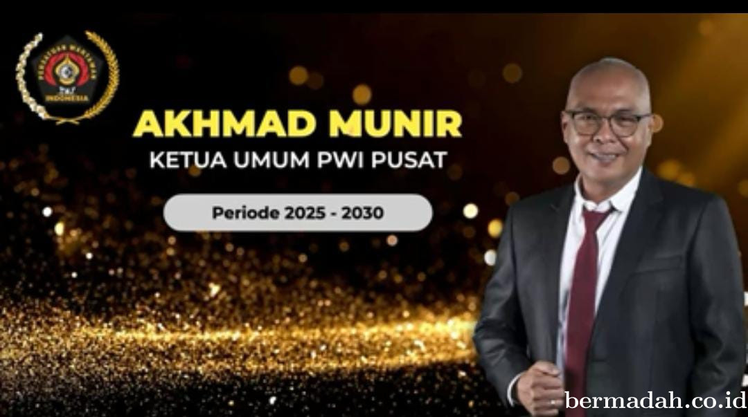 Akhmad Munir Terpilih Jadi Ketua Umum PWI Pusat 2025–2030
