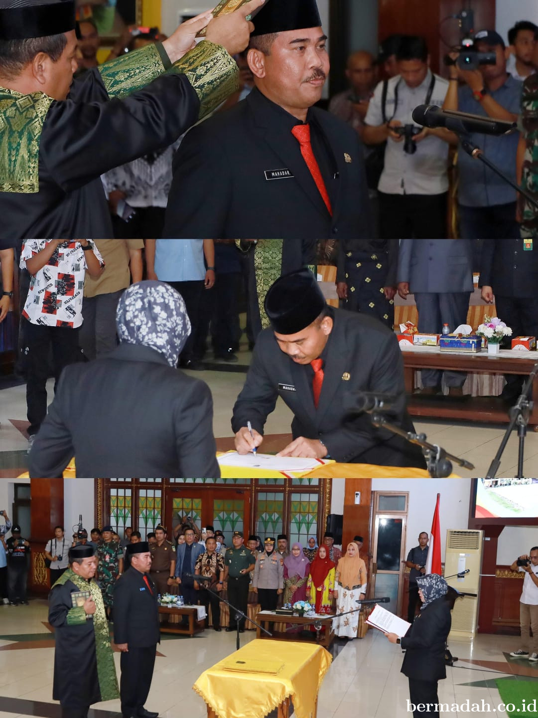 Bupati Siak Resmi Lantik Mahadar sebagai Sekda Kabupaten Siak
