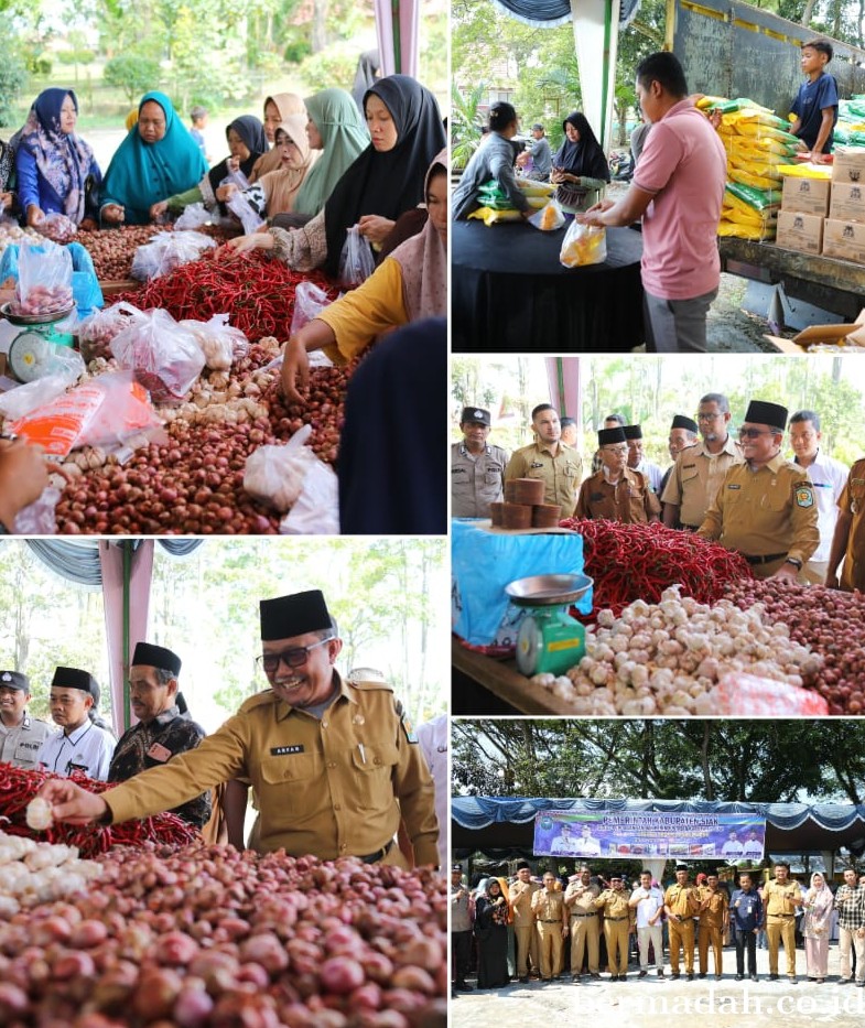 Gelar Pasar Murah, Disperindag Siak Siapkan 6 Ton Beras Untuk Masyarakat Lubuk Dalam